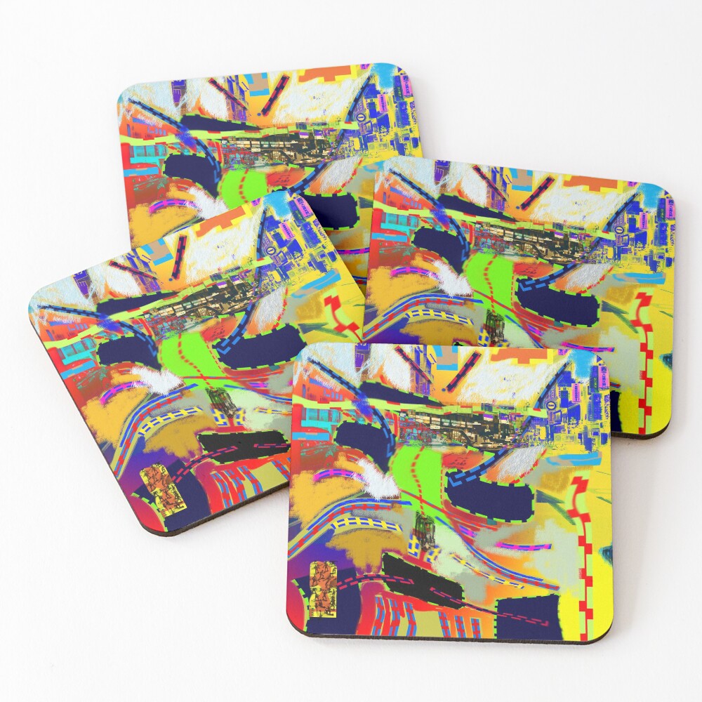 Item preview, Coasters (Set of 4) designed and sold by LBionicArt.