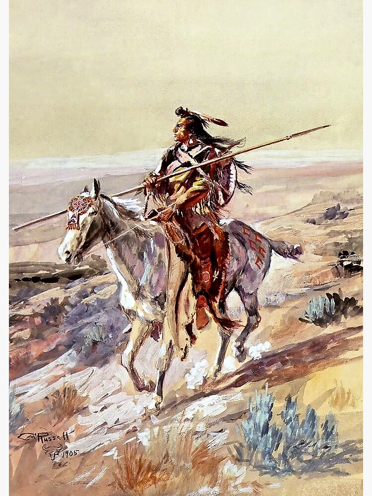 Apache Scout” Western Art by Frederick Remington Poster for Sale by  PatricianneK