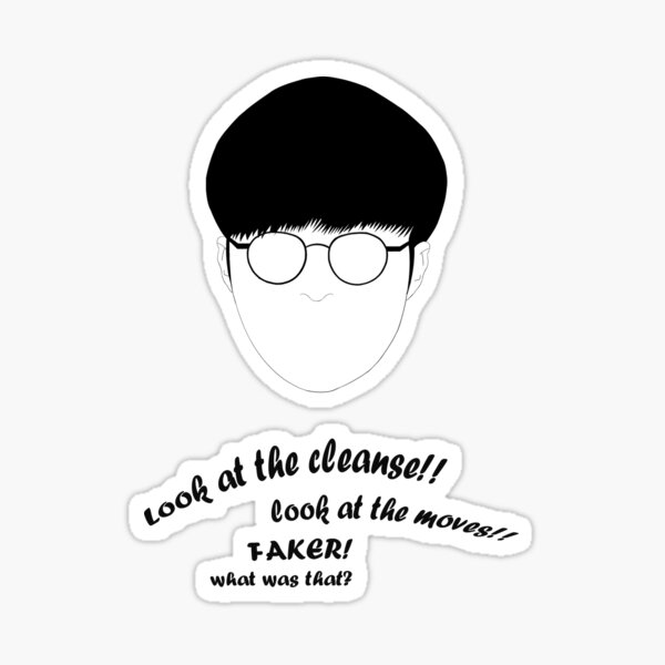 Item preview, Faker Minimalist Silhouette - Look at the moves designed and sold by Sajid Mahmud.