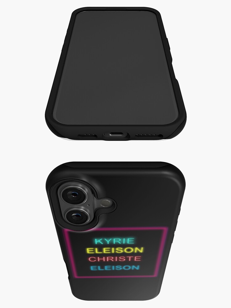 Thumbnail 3 of 4, iPhone Case, Kyrie Eleison Christe Eleison designed and sold by BumbleChynxBee.
