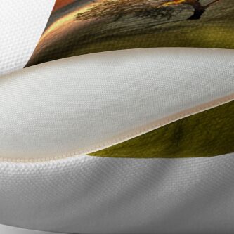 Alternate view of Hides Himself Throw Pillow