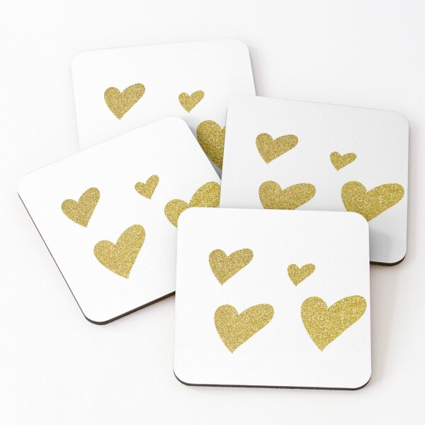 Item preview, Gold Hearts Sticker Pack designed and sold by Gracekfallon.