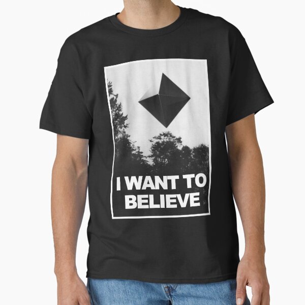 Item preview, Ramiel I Want to Believe Neon Genesis Evangelion designed and sold by Geekcore666.