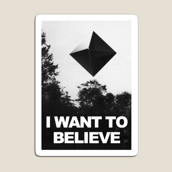 Item preview, Ramiel I Want to Believe Neon Genesis Evangelion designed and sold by Geekcore666.