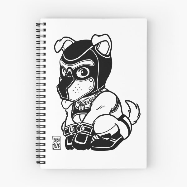 Item preview, PLAYFUL PUPPY - BLACK LINEART - BEARZOO SERIES designed and sold by bobobear.