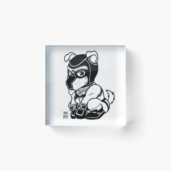Item preview, PLAYFUL PUPPY - BLACK LINEART - BEARZOO SERIES designed and sold by bobobear.