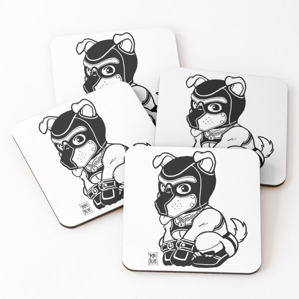 Item preview, PLAYFUL PUPPY - BLACK LINEART - BEARZOO SERIES designed and sold by bobobear.