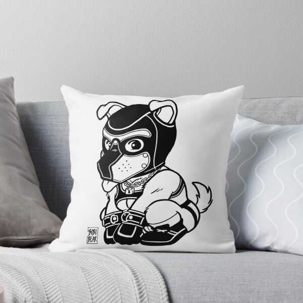 Item preview, PLAYFUL PUPPY - BLACK LINEART - BEARZOO SERIES designed and sold by bobobear.