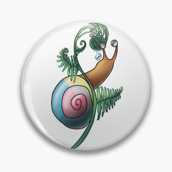 Item preview, Genderflux Fern Pride Snail designed and sold by PrideSnails.