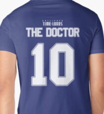 Team Tennant (The Doctor Team Jersey #10) Men's V-Neck T-Shirt