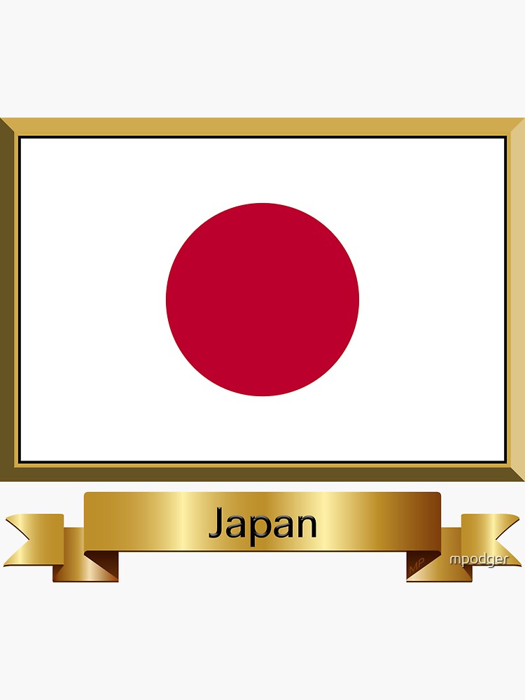 Japanese Flag Stickers Gifts And Products Named Sticker For Sale