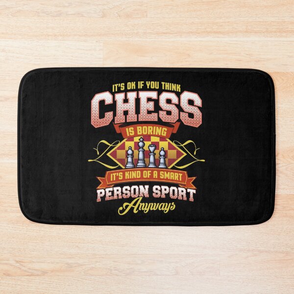 Item preview, Funny Chess Club Smart Board Person Brain Boring Sport Fan designed and sold by UniQueensShop.