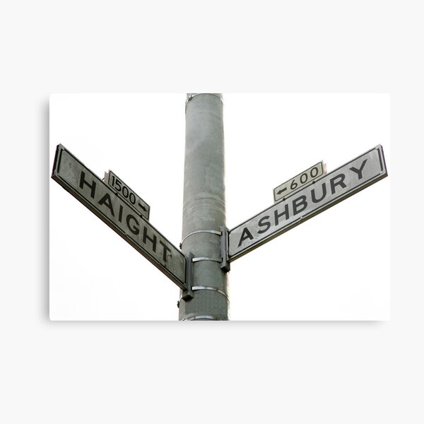 Haight Ashbury intersection Metal Print