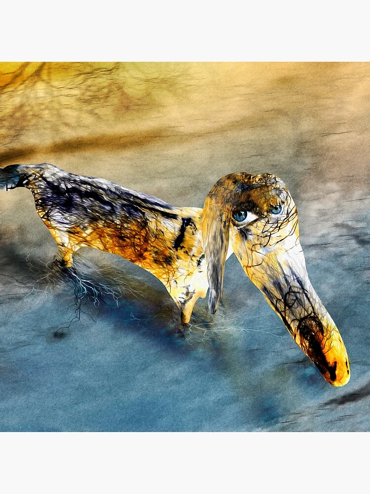 A Vivid Dog on Thin Ice by Nerva