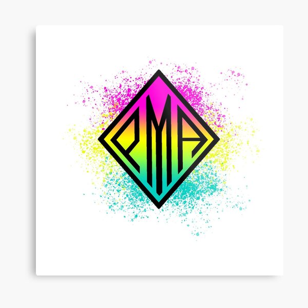 PMA Pansexual Pride Colors Metal Print
