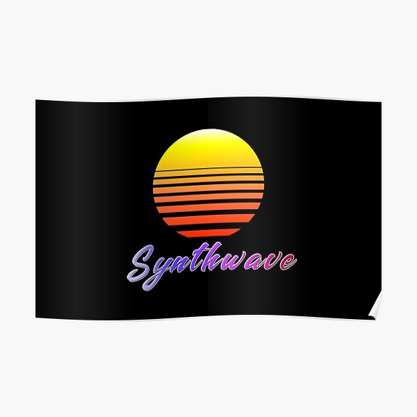Synthwave Sun Poster