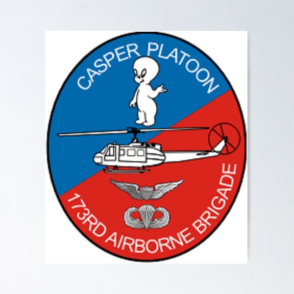 Item preview, US Army 173rd Airborne Brigade Casper Platoon designed and sold by MilitaryPlus.