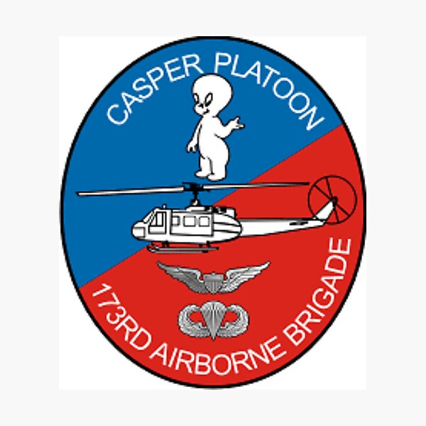 Item preview, US Army 173rd Airborne Brigade Casper Platoon designed and sold by MilitaryPlus.