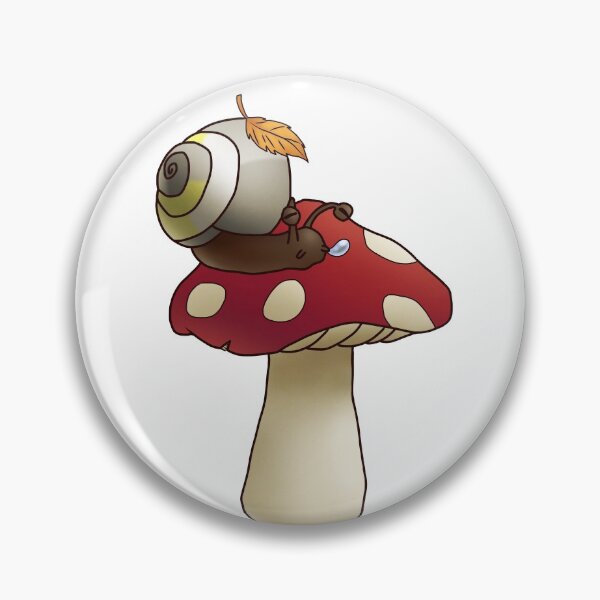 Item preview, Demienby Demigender Autumn Mushroom Pride Snail designed and sold by PrideSnails.