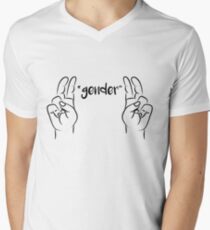 "Gender" Men's V-Neck T-Shirt
