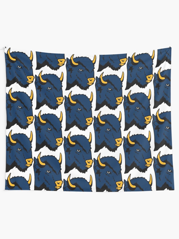 Demontere straf nordøst Buffalo head with original Buffalo Sabres colors " Tapestry by TayStraws |  Redbubble