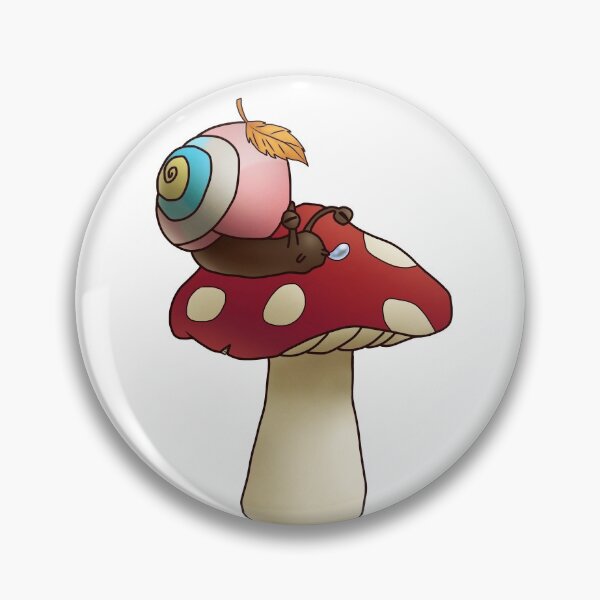 Item preview, Genderflux Autumn Mushroom Pride Snail designed and sold by PrideSnails.