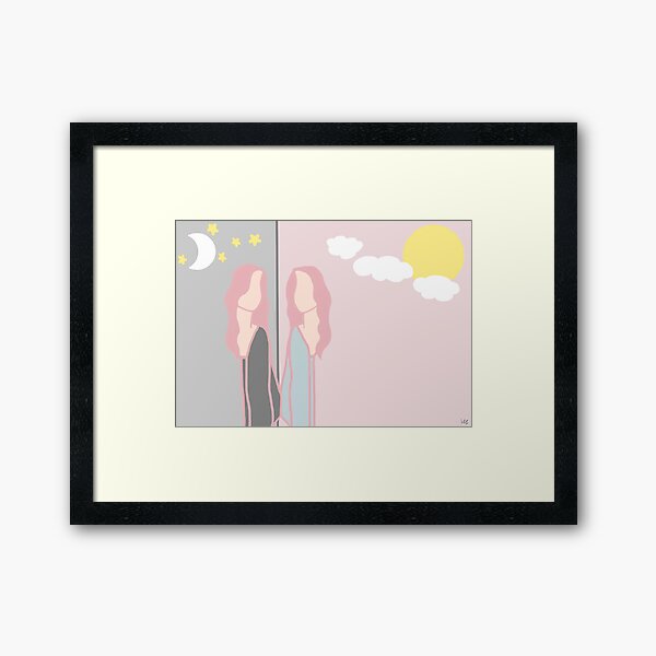 I Am My Only Friend Framed Art Print