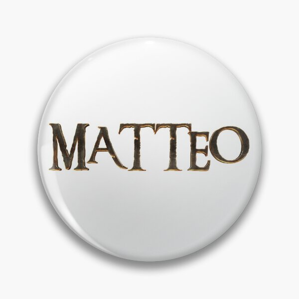 Item preview, First name Matteo designed and sold by wolfgangrainer.