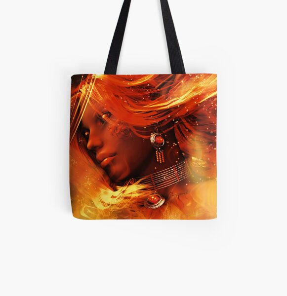 Inferno All Over Print Tote Bag