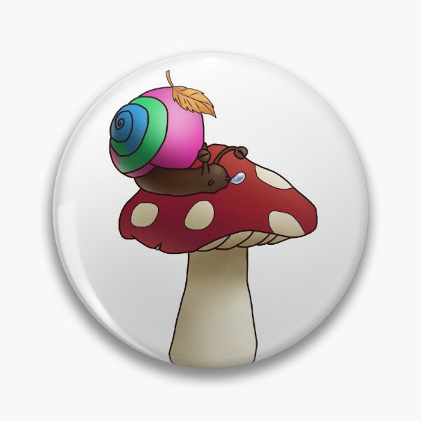Item preview, Ply Polysexual/Polyromantic Autumn Mushroom Pride Snail designed and sold by PrideSnails.