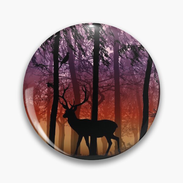 Item preview, Sunset forest designed and sold by TheElkWillow.