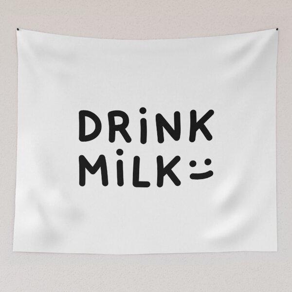 Item preview, Drink Milk - Ignorant Doodles designed and sold by IgnorantDoodles.
