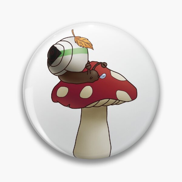 Item preview, Demiromantic Autumn Mushroom Pride Snail designed and sold by PrideSnails.