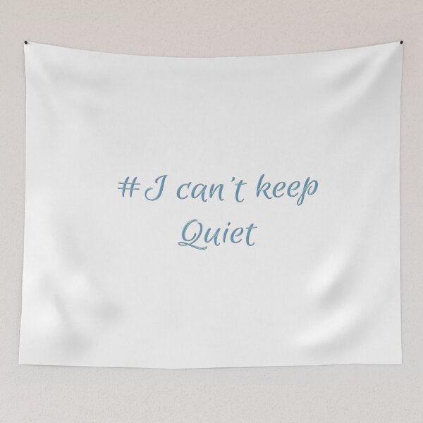 Item preview, i can't keep quiet designed and sold by inkandmadness.