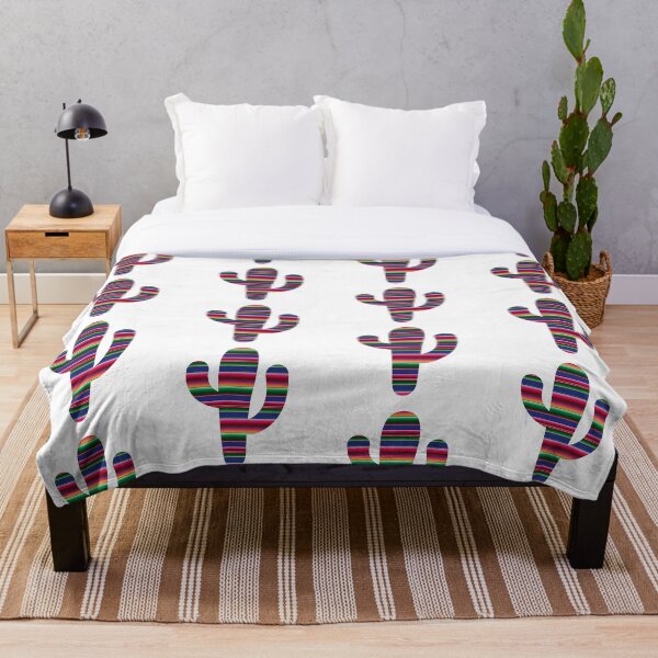 Aperçu de l'œuvre Cactus, Sarape mexicaine, Cactus créée et vendue par Khalu.