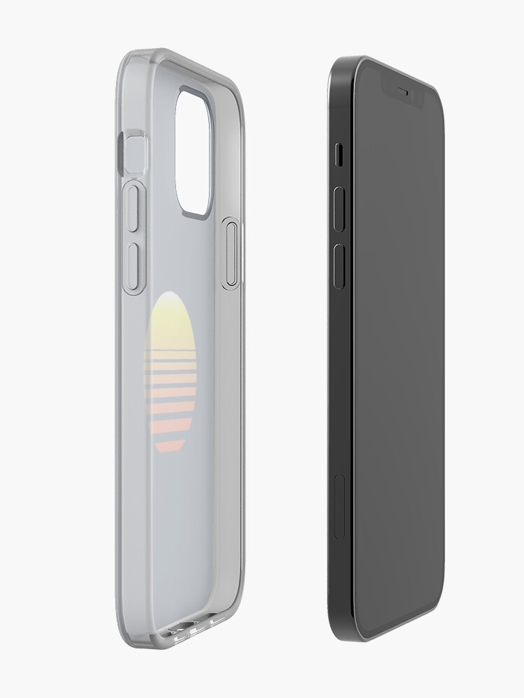 Alternate view of Synthwave Sunset iPhone Case