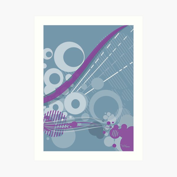 Blue Wave Art Print