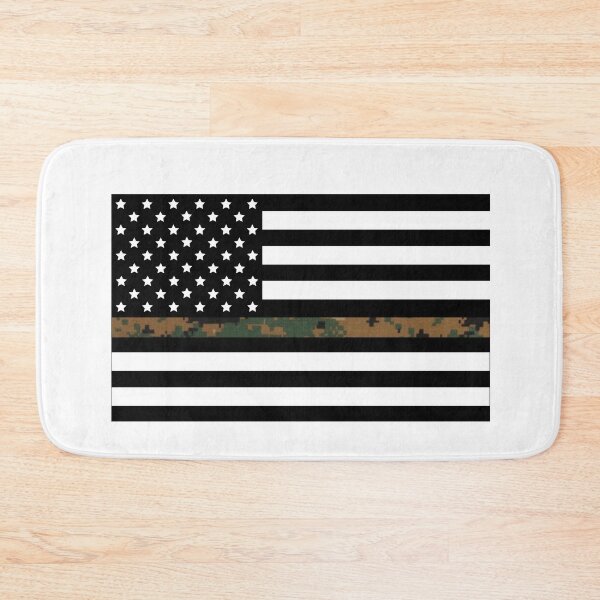 Item preview, USA Flag (Marine Forest Camo) designed and sold by CM-PD.