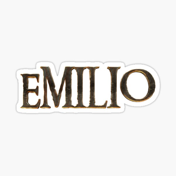 Item preview, First name Emilio designed and sold by wolfgangrainer.