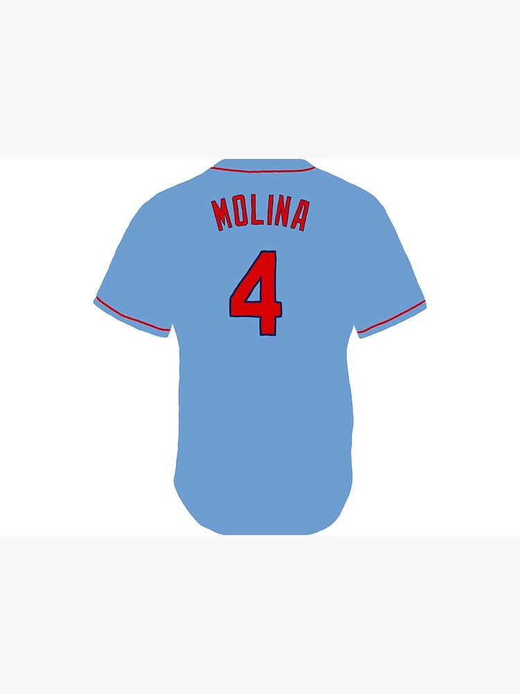 Yadier Molina Jersey  Art Board Print for Sale by athleteart20