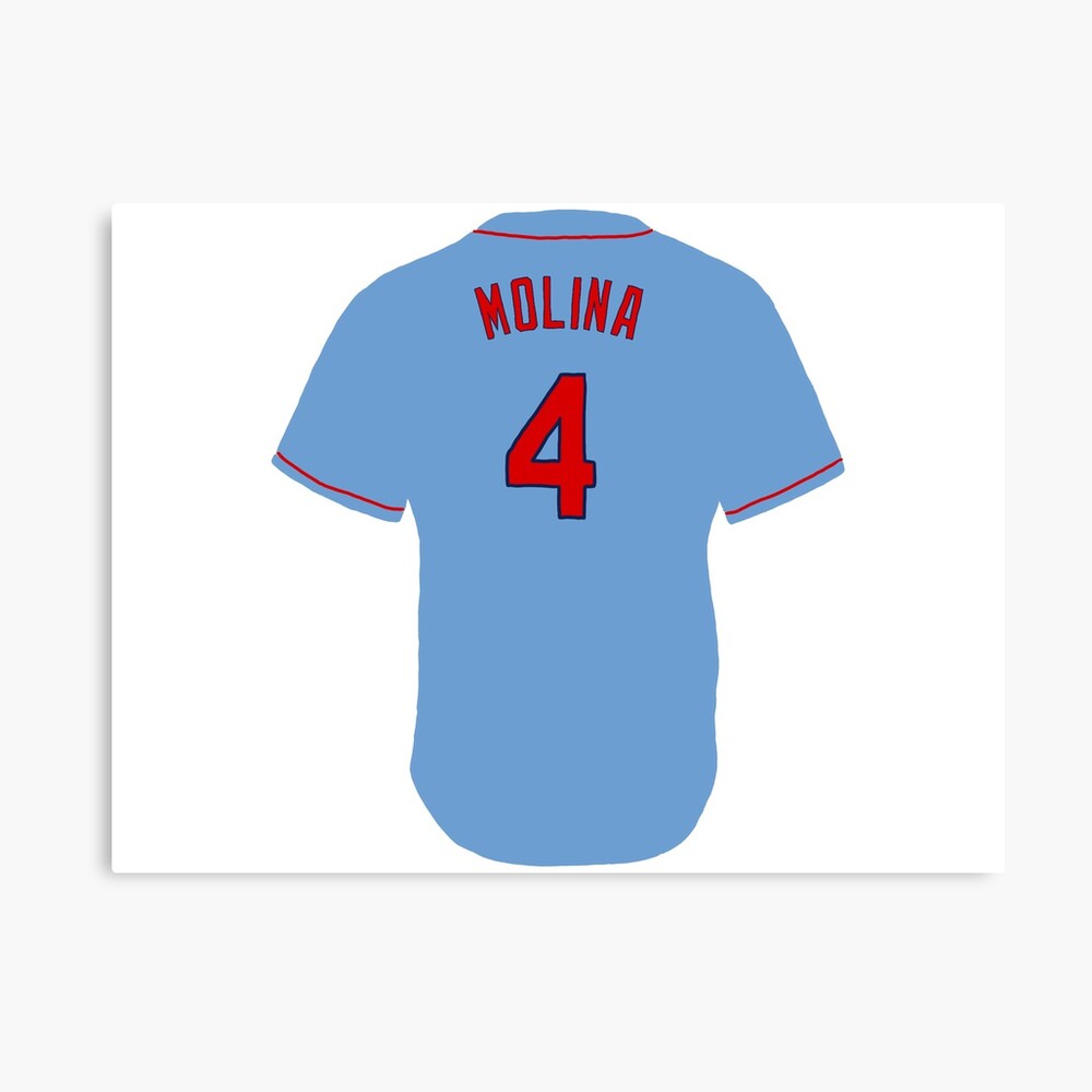 Yadier Molina Jersey  Art Board Print for Sale by athleteart20