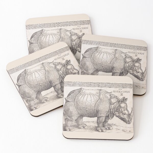 Item preview, Dürer's Rhinoceros designed and sold by Amanda1775.
