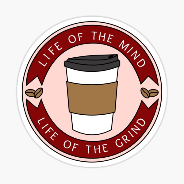 Item preview, life of the mind life of the grind pink designed and sold by cambernstein.