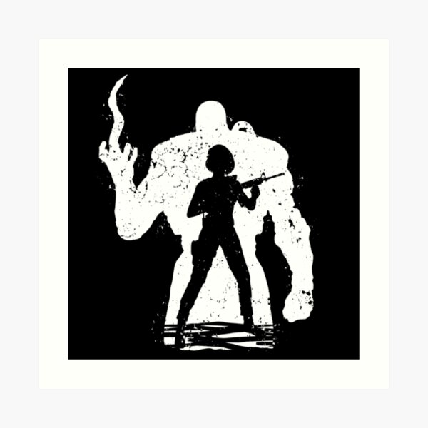 Nemesis X Jill - white Art Print
