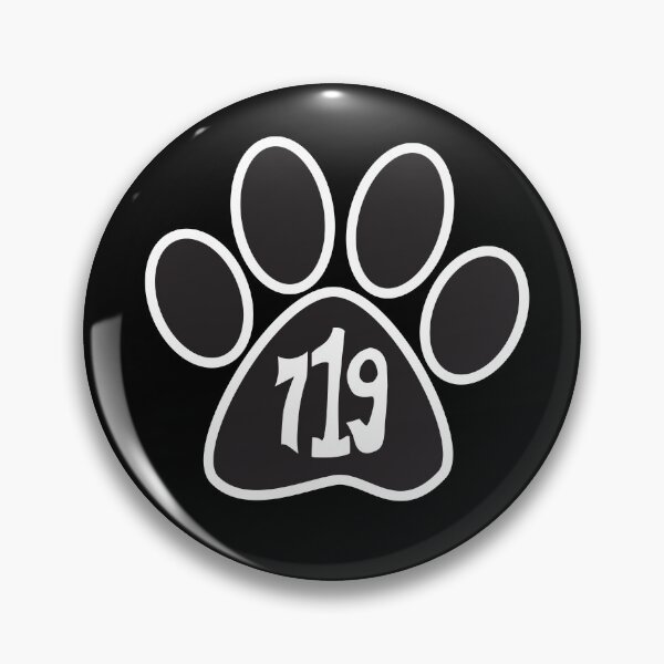 Item preview, Hand Drawn Colorado Paw 719 Area Code designed and sold by itsrturn.