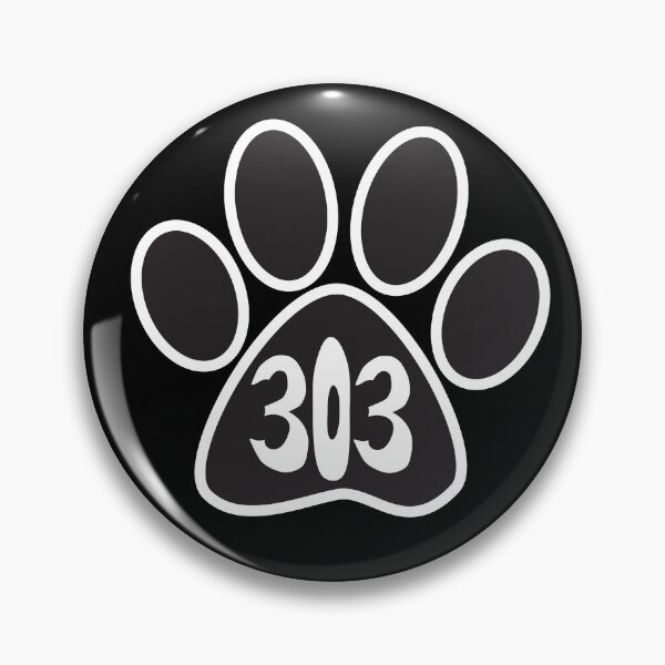 Item preview, Hand Drawn Colorado Paw 303 Area Code designed and sold by itsrturn.