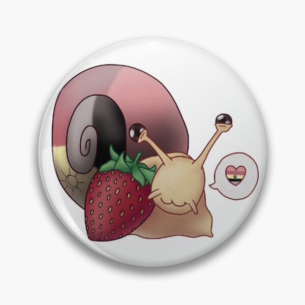 Item preview, Eclipsian Sollunarian Nonbinary Strawberry Pride Snail designed and sold by PrideSnails.