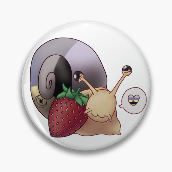 Item preview, Nebularian Stellunarian Nonbinary Strawberry Pride Snail designed and sold by PrideSnails.