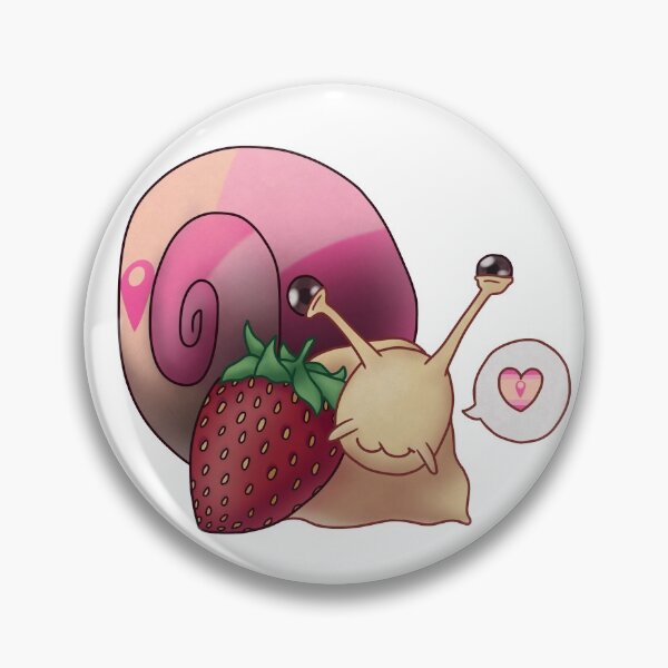 Item preview, Finsexual Finromantic Strawberry Pride Snail designed and sold by PrideSnails.