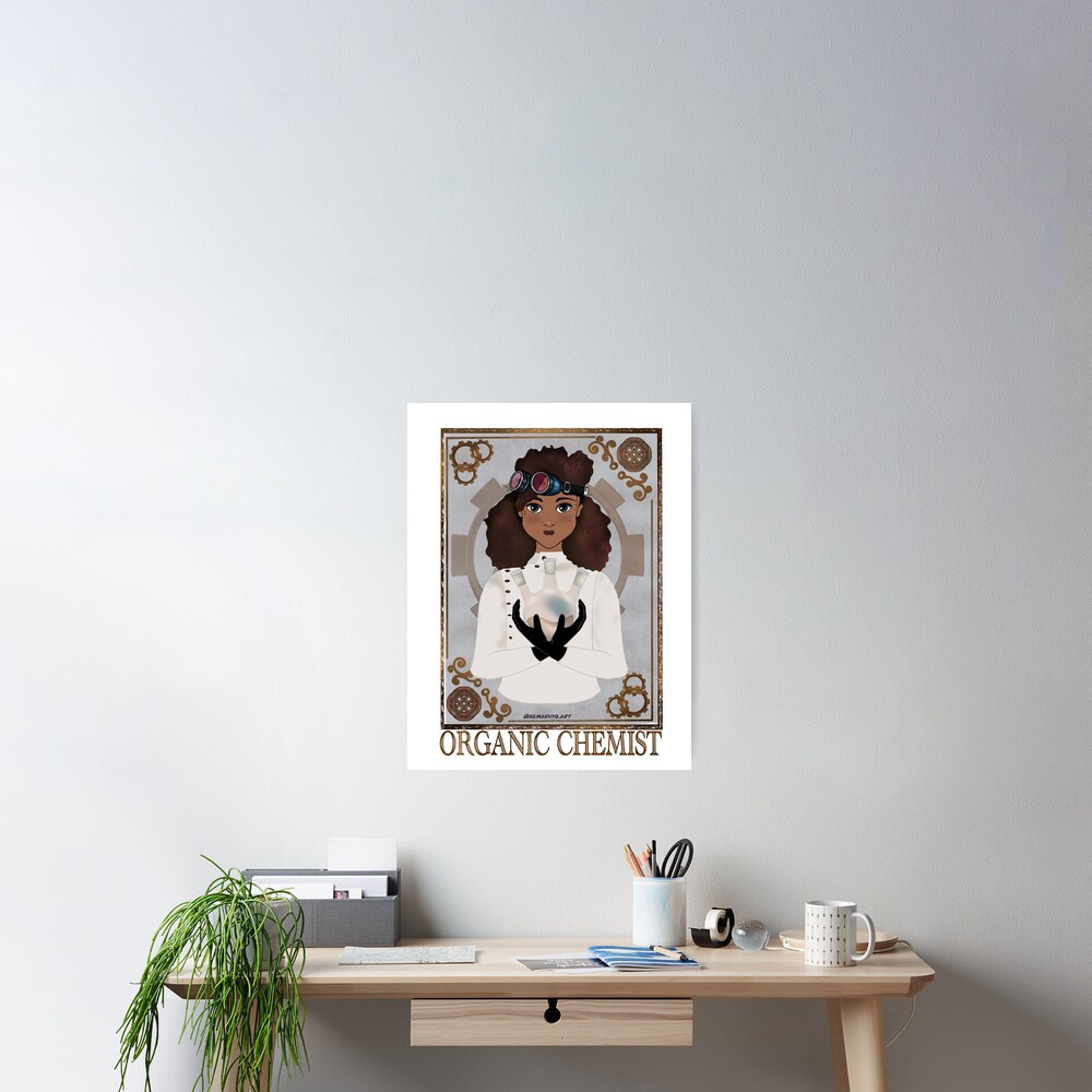 The Organic Chemist (Steampunk art) Poster